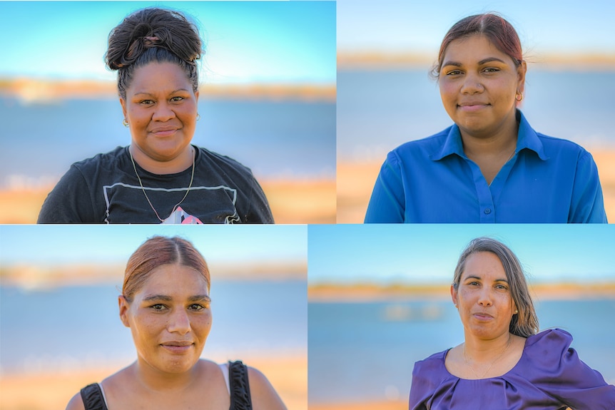 Quatre femmes leaders communautaires à Carnarvon