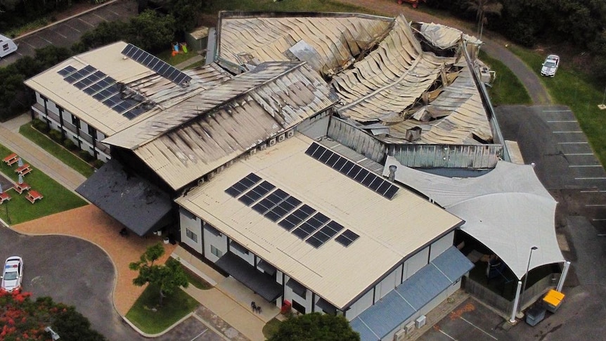 A drone photo of Lifepointe church. 