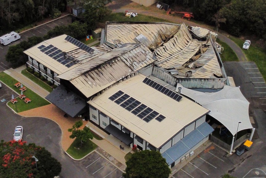 A drone photo of Lifepointe church. 