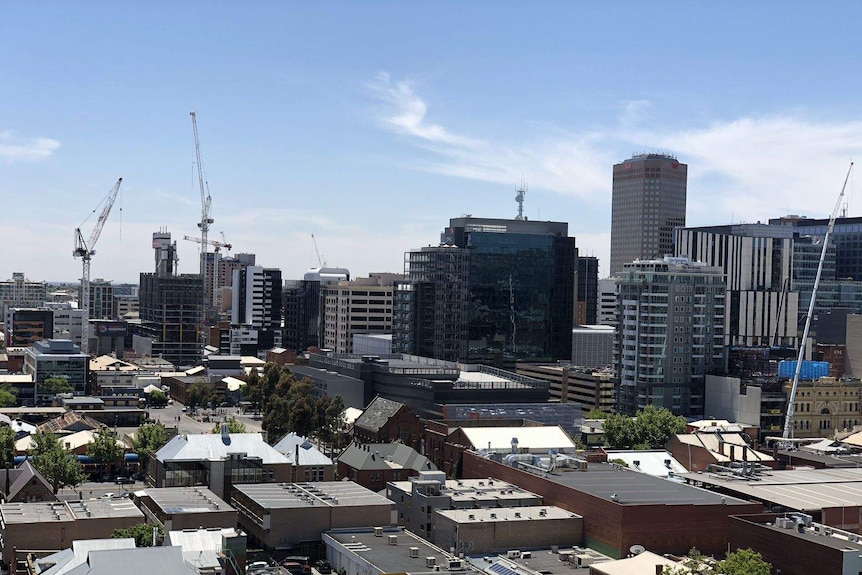 Adelaide city skyline