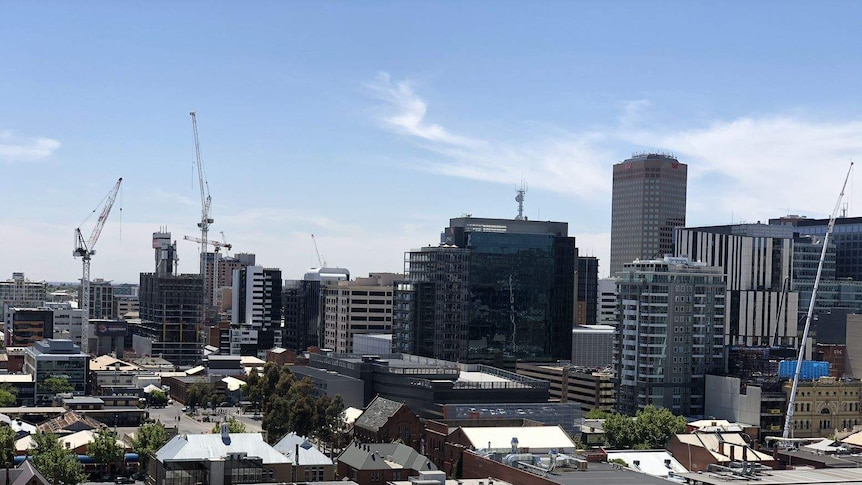 Adelaide city skyline