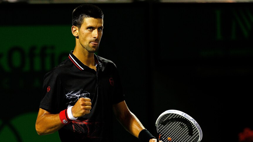 Djokovic was pushed in the second set before making yet another final.
