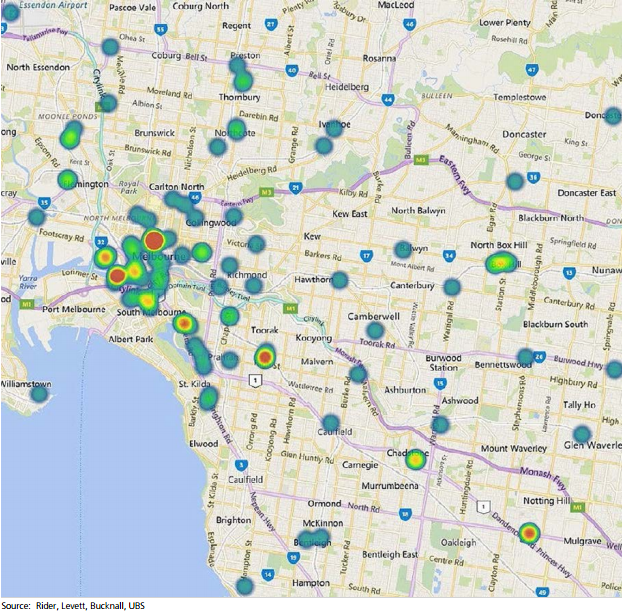 Melbourne crane distribution