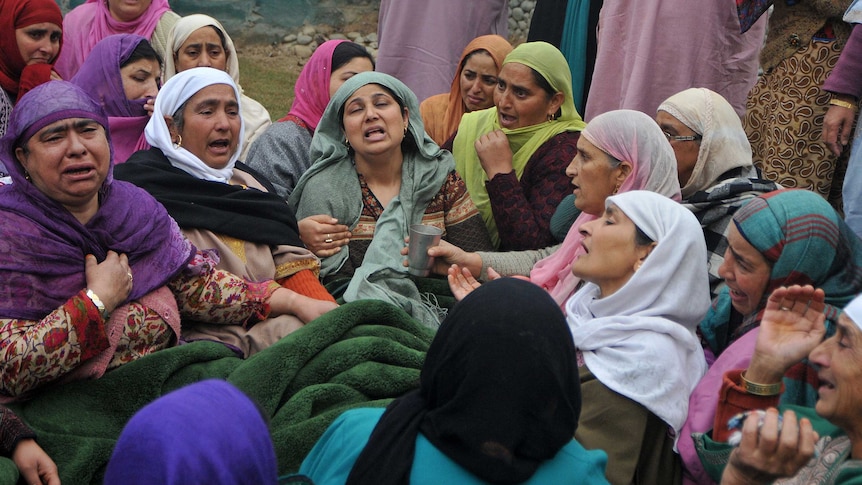 Kashmiri mourners