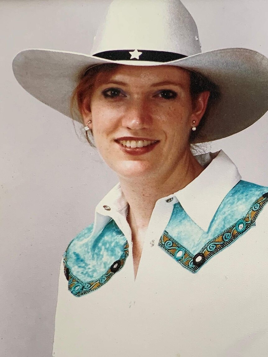 Kate Gill dressed for line dancing