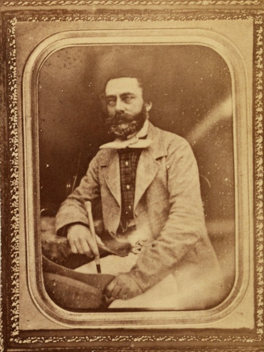 The framed photograph of Thomas Hill Dixon.