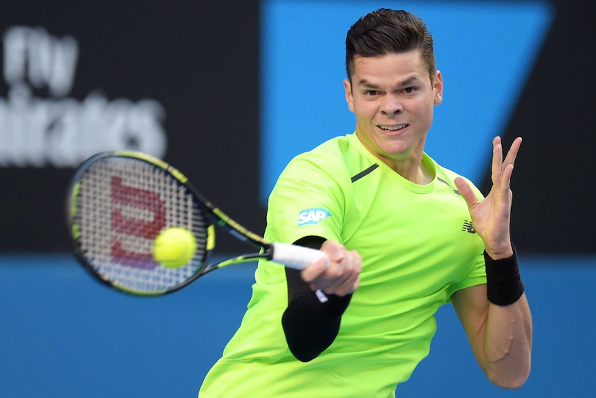 Raonic hits back at Lopez