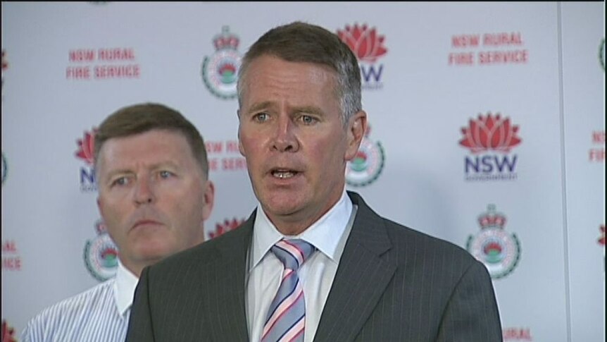 NSW Deputy Premier Andrew Stoner says 28 homes have been destroyed