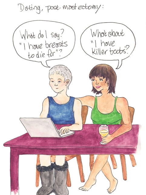 Breast cancer killer boobs cartoon SINGLE USE ONLY