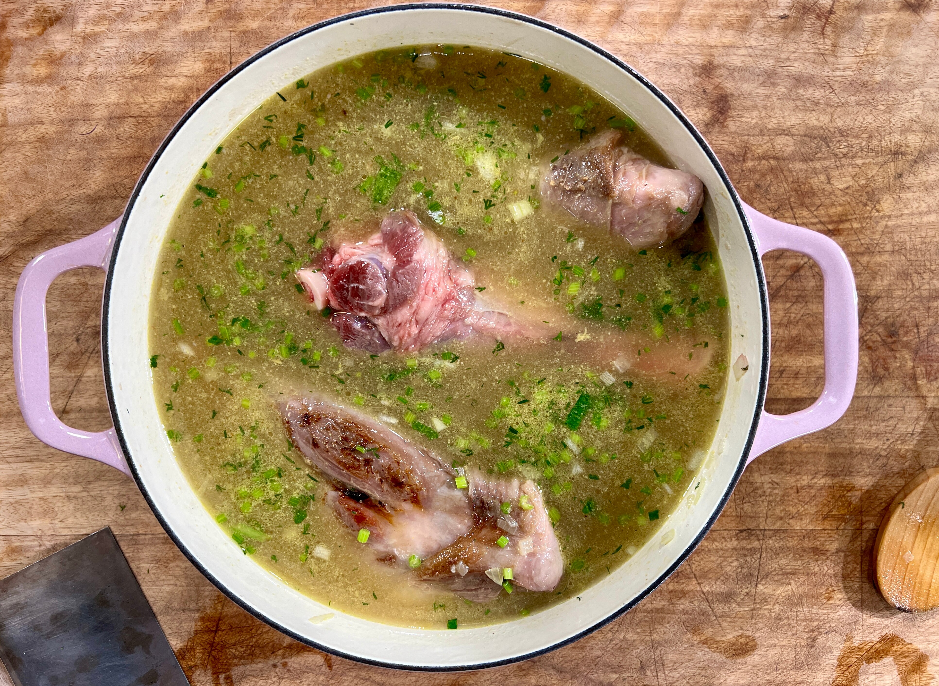 Lamb shank and tarragon stew is cooked low and slow ABC News