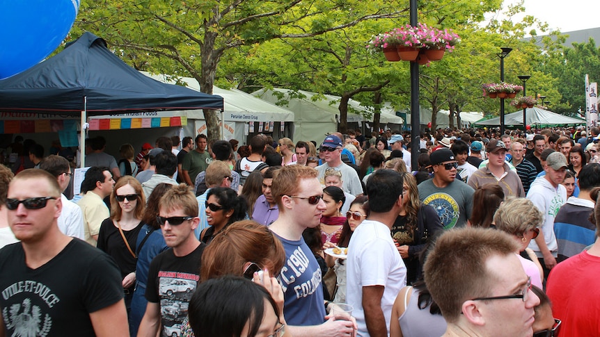 Crowds at 2011 National Multicultural Festival