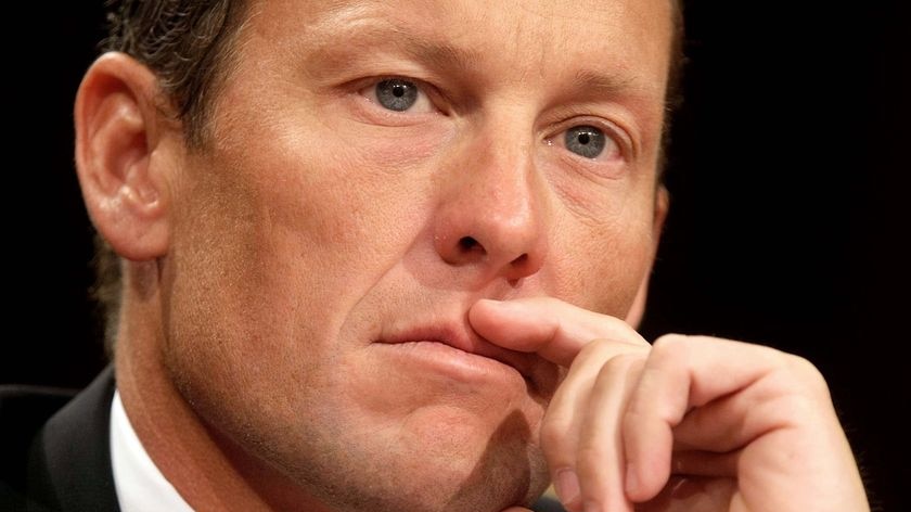 Lance Armstrong appears at a hearing of a Senate committee in Washington in May 2008.