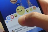 Facebook yay reaction emoticon