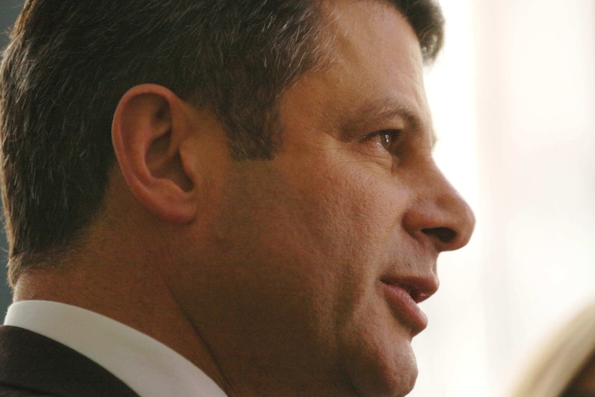 Steve Bracks, then Victorian premier, in Sydney.