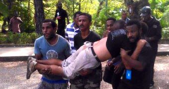 Protester shot in Port Moresby