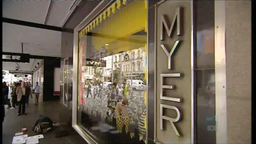 Myer in Bourke Street (Lateline Business)