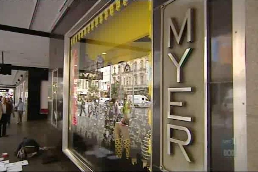 Myer in Bourke Street (Lateline Business)