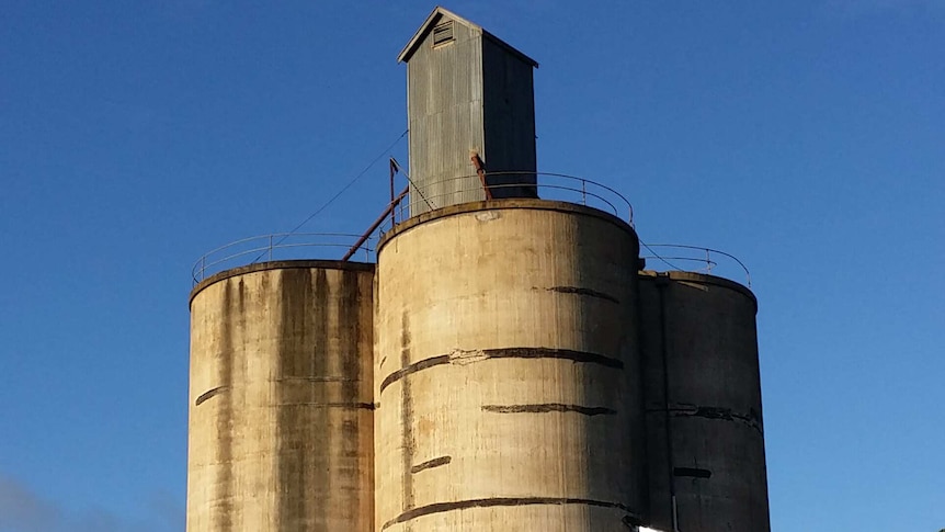 The former maize board silo at Kairi is now a landmark