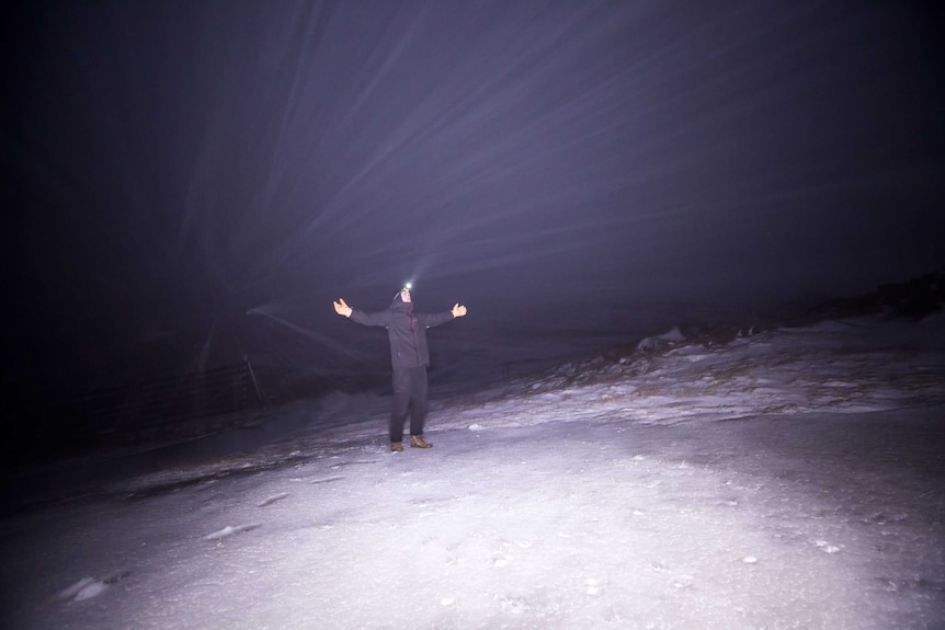 Snowfall at Thredbo