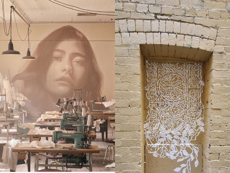 Street art in ascendence; the art of RONE and Manda Lane