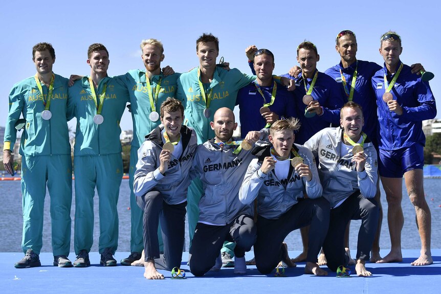 Australia's men's quad sculls team
