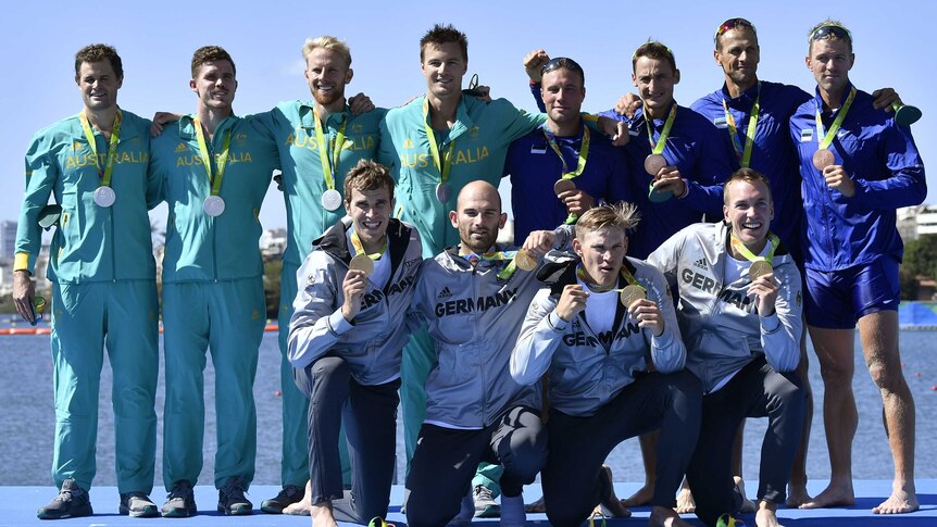 Australia's men's quad sculls team