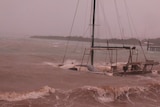 Catamaran sinks off NT coast in Cyclone Nathan weather