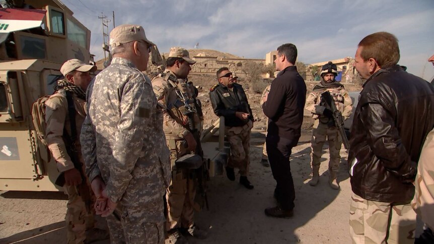 Middle East Correspondent Matt Brown speaks with Lieutenant General Qassim al Maliki in Mosul.