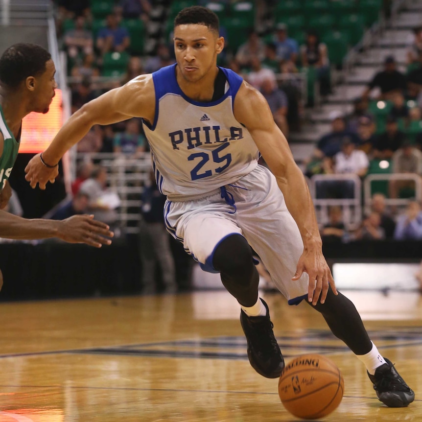 Ben Simmons plays in the NBA summer league