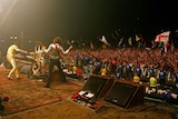 The Killers perform at Glastonbury