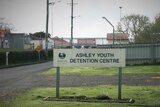Sign at entrance of Ashley Youth Detention Centre.