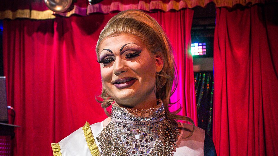 Charity says drag is perfect for someone who likes to perform but doesn't talk very much.