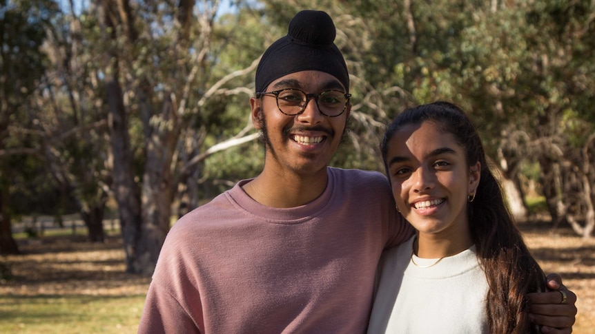 Taje and Nikki Singh at the Sikh Heritage Trail