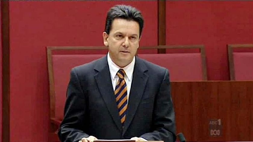 Xenophon attacks Scientology under privilege