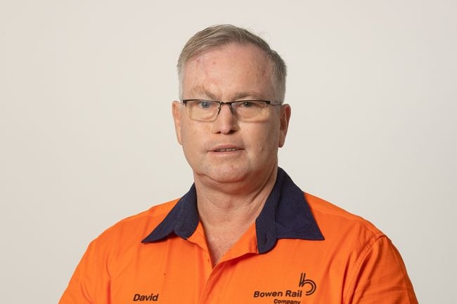 David Wassell Head of Project Delivery Bowen Rail Company in promotional photo