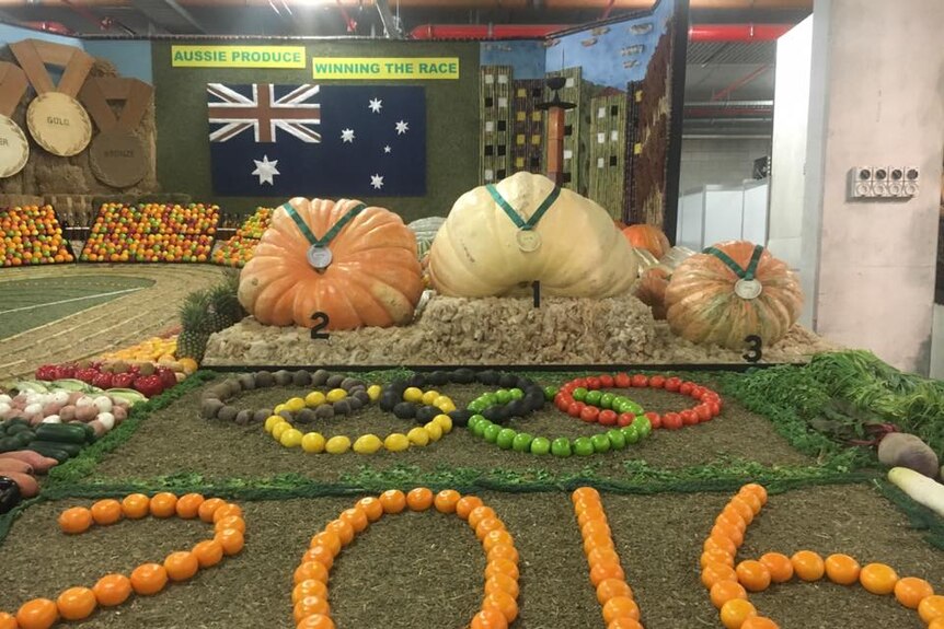 Produce on display at the Brisbane Ekka 2016