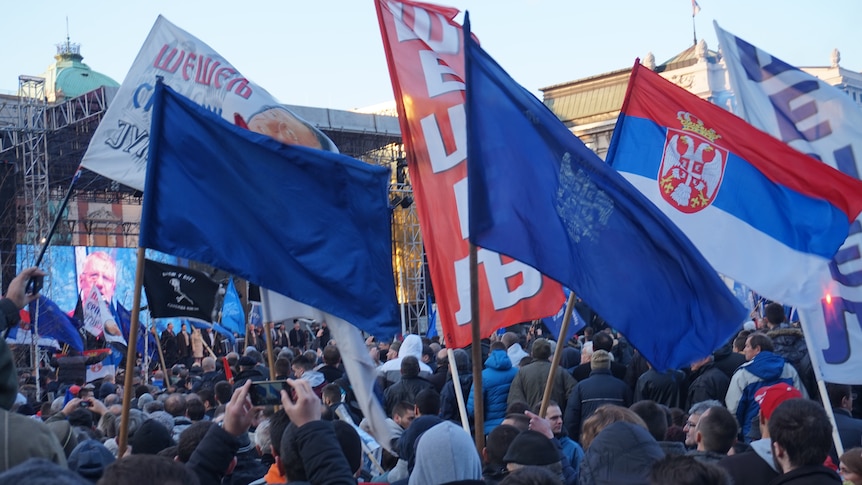Belgrade rally