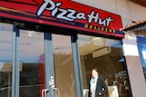 Lyn Bayakly outside her now-closed Pizza Hut store in Perth