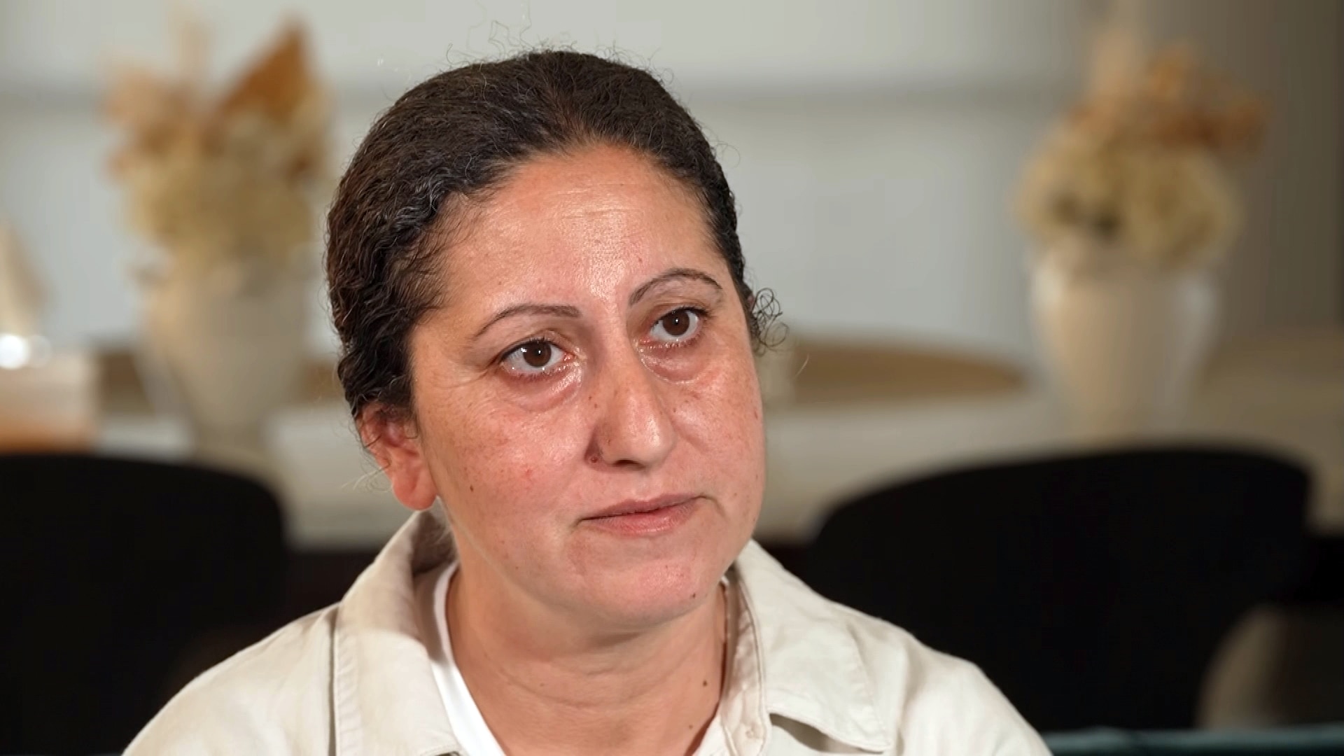 Roula a mother of a teenage girl racially abused speaks to a journalist