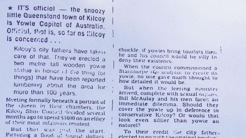 Article cut out from the Australasian Post in 1981.