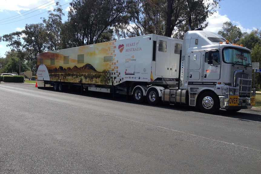 The 'Heart of Australia' is heading for rural and regional areas of Queensland.