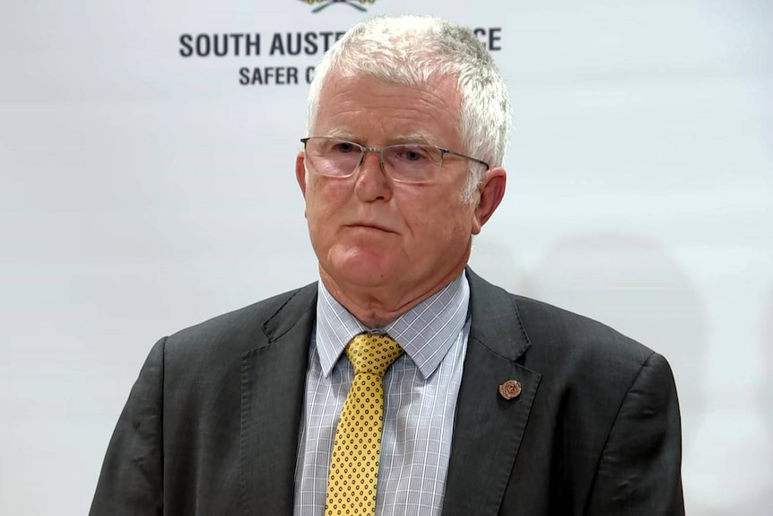 SA Police Major Crime chief Detective Superintendent Des Bray.