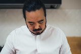 Adam Liaw holding his favourite knife