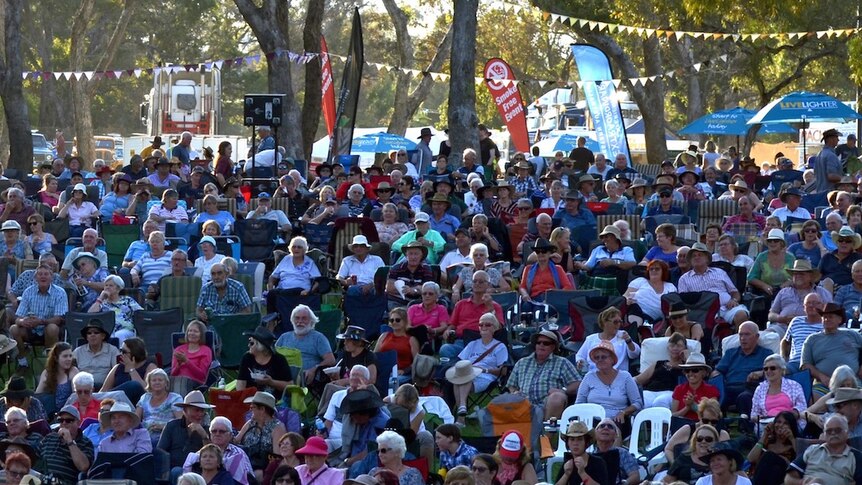 The Boyup Brook country music festival draws thousands of music fans.