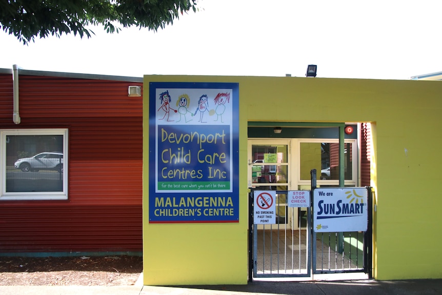 A colourful childcare centre on a sunny day.