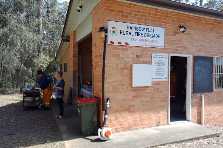 The old Rainbow Flat RFS shed