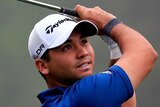 Jason Day during a practice round at Augusta National