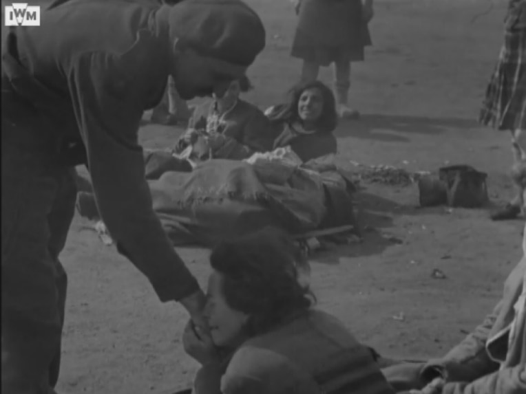 Image from the film German Concentration Camps Factual Survey.