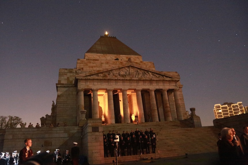 The Dawn Service just before sunrise