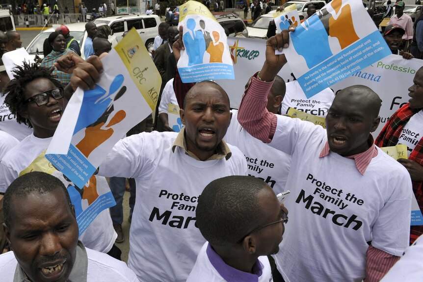 Anti-gay protests in Kenya